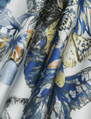 L'Agence - PRE-ORDER-L'AGENCE Calista Cowl Neck Cami in Grey Multi Watercolor Butterfly - Buy Online
