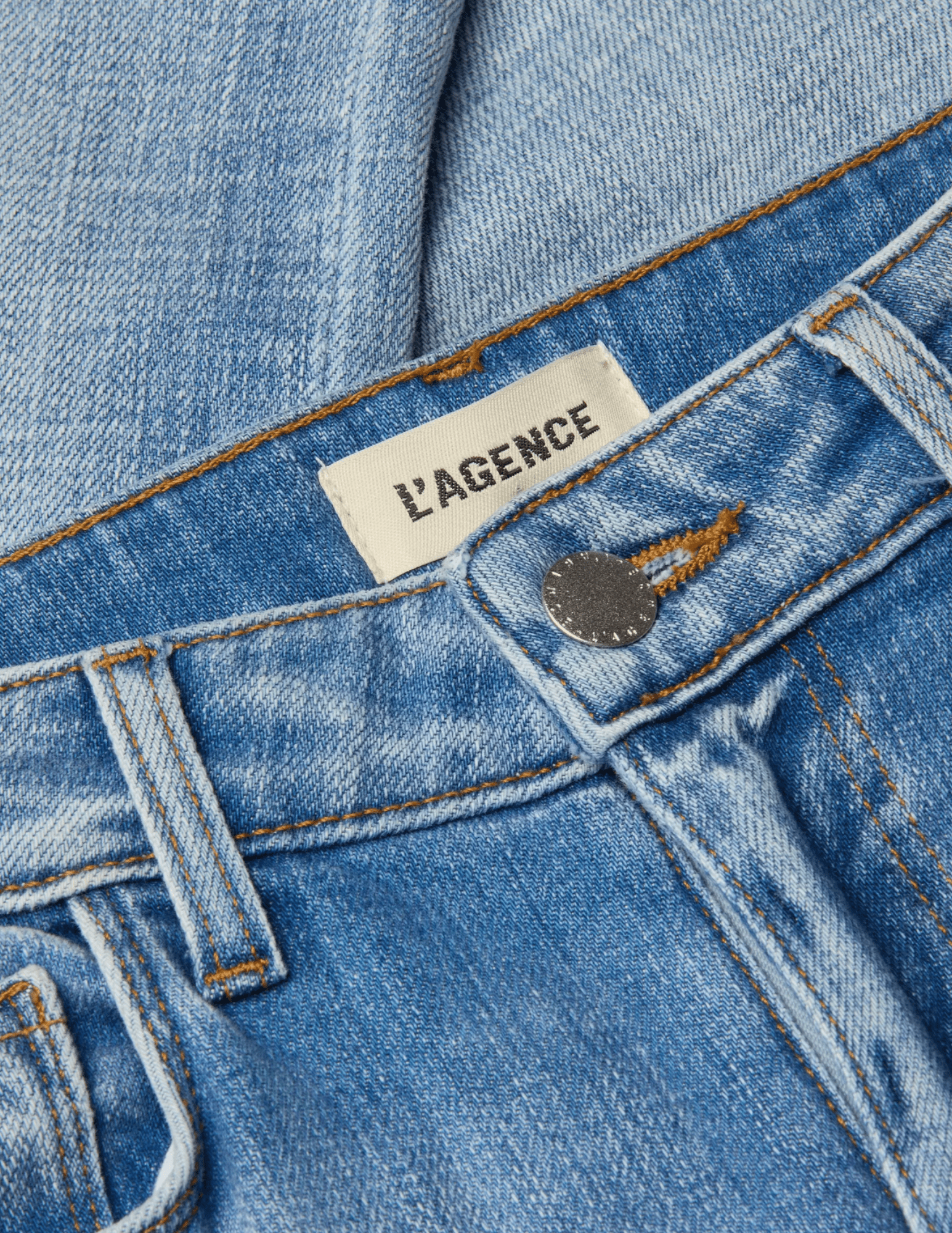 L'Agence - L'AGENCE Kendra High Rise Crop Flare Jean in Dry Ice - Buy Online