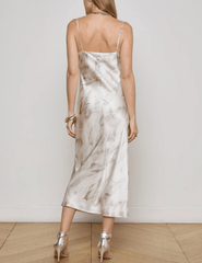L'AGENCE Seridie Midi Slip Dress