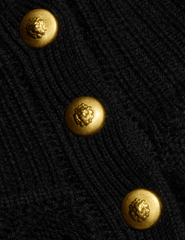 PRE-ORDER-L'AGENCE Kamdyn Snap Button Mock Neck Sweater in Black