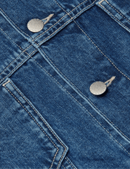 L'AGENCE Silas Cape Denim Jacket in Orwood