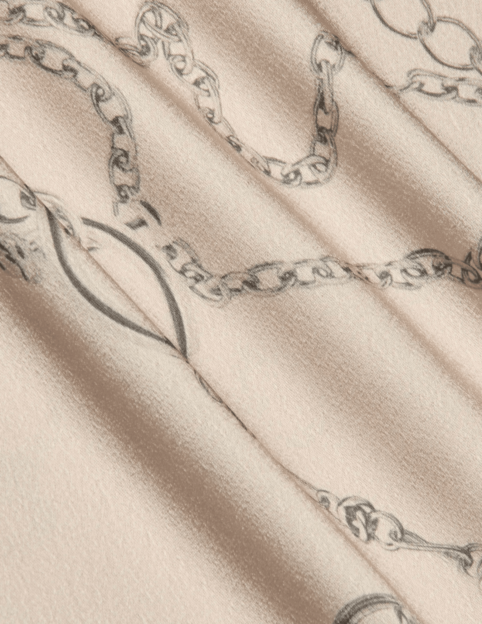 L'Agence - L'AGENCE Asami Chain One Shoulder Blouse in Soft Macadamia Horsebit Chain - Buy Online