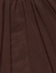L'Agence - L'AGENCE Gwendolyn Mesh Long Sleeve Bodysuit in Chocolate - Buy Online