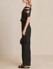 Cult Gaia Sashi Raffia One Shoulder Top