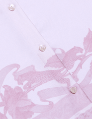 L'Agence - L'AGENCE Judy Long Sleeve Scarf Blouse in Mauve Multi Leopard Scarf - Buy Online