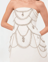 Simkhai Arta Bustier Embellished Mini Dress