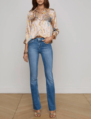 L'Agence - L'AGENCE Dani Three Quarter Sleeve Blouse - Buy Online