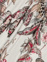 L'Agence - L'AGENCE Eddie Bias-Cut Tank in White Multi Small Butterfly Jungle - Buy Online