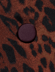 PRE-ORDER-L'AGENCE Kyomi Double Breasted Blazer in Leopard & Merlot
