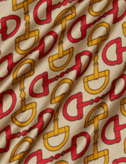 L'AGENCE Calista Cowl Neck Cami in Multi Allover Horse Bit