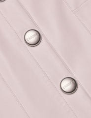 L'Agence - L'AGENCE Truman Vegan Leather Mini Skirt in Icy Lilac - Buy Online