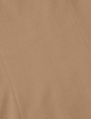 L'AGENCE Jettie Leather Trim Mini Dress