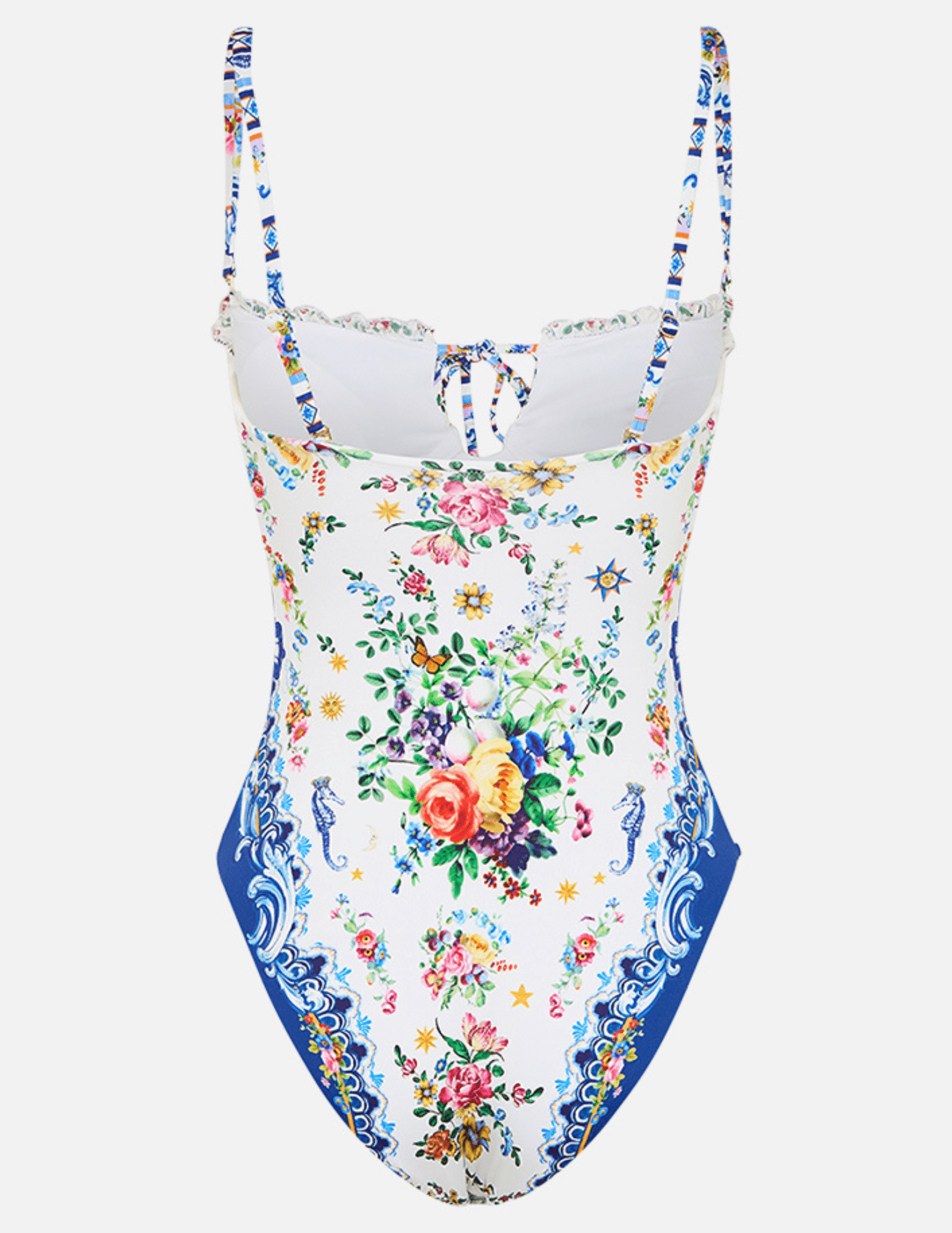 Camilla - Camilla Ruched Underwire Tie Front One Piece Swimsuit - Buy Online