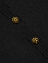 L'AGENCE Patsy Cropped Cardigan in Black