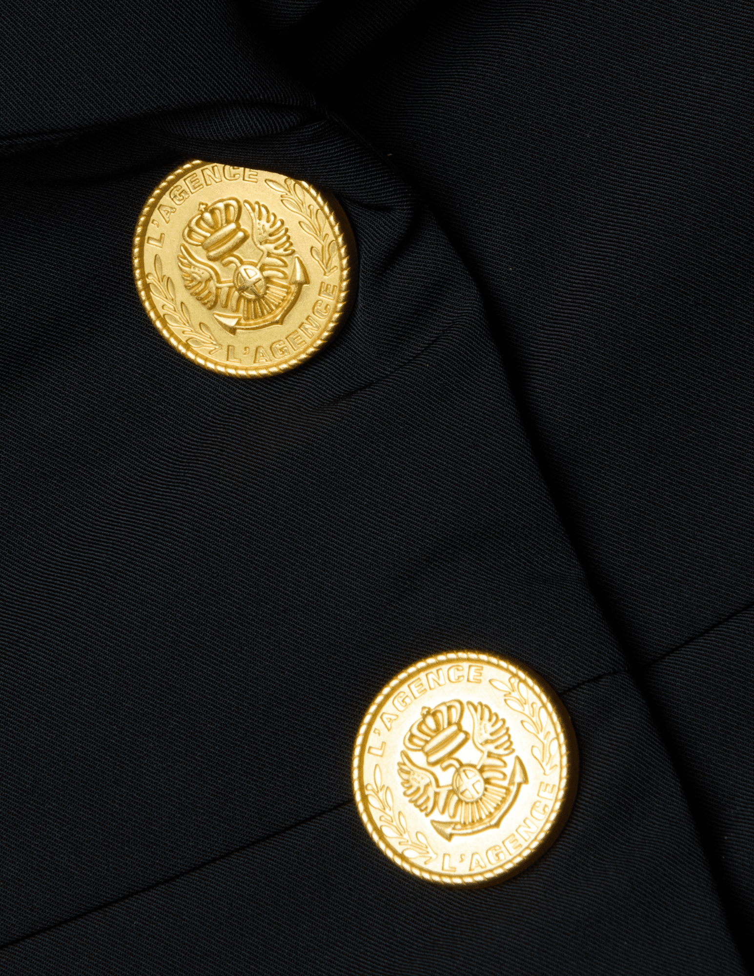 L'Agence - PRE-ORDER-L'AGENCE Pippa High Collar Blazer Coat in Black - Buy Online