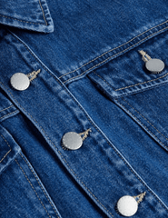 L'Agence Koda Cropped Denim Jacket