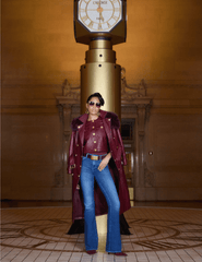 L'Agence - L'AGENCE Deidra Collarless Leather Jacket - Buy Online