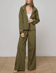 L'Agence - L'AGENCE Valkyrie Wide Leg Snap Pants - Buy Online
