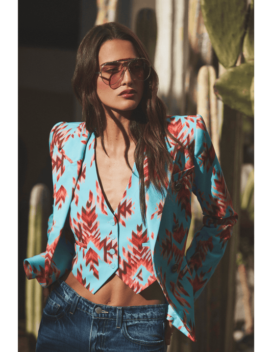 PRE-ORDER-L'Agence Marie Slim-Fit Double Breasted Blazer