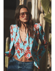 PRE-ORDER-L'Agence Marie Slim-Fit Double Breasted Blazer