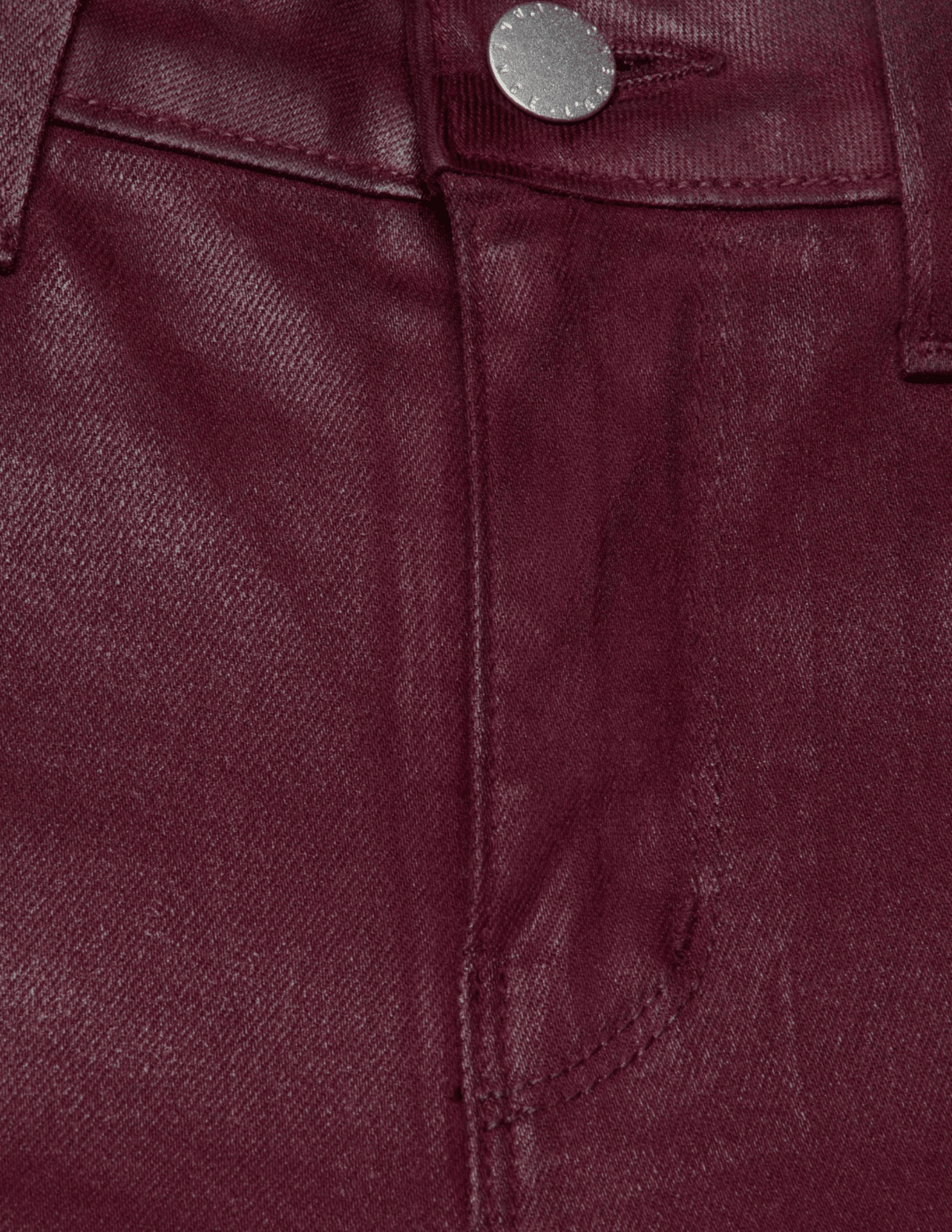 L'Agence - L’AGENCE Kendra Coated Cropped Jeans In Dark Port - Buy Online