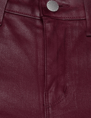 L'Agence - L’AGENCE Kendra Coated Cropped Jeans In Dark Port - Buy Online