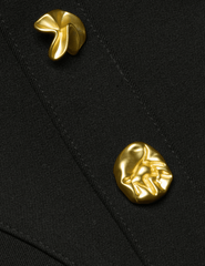 L'Agence - PRE-ORDER-L'AGENCE Anna Structured Peplum Corset Top in Black - Buy Online