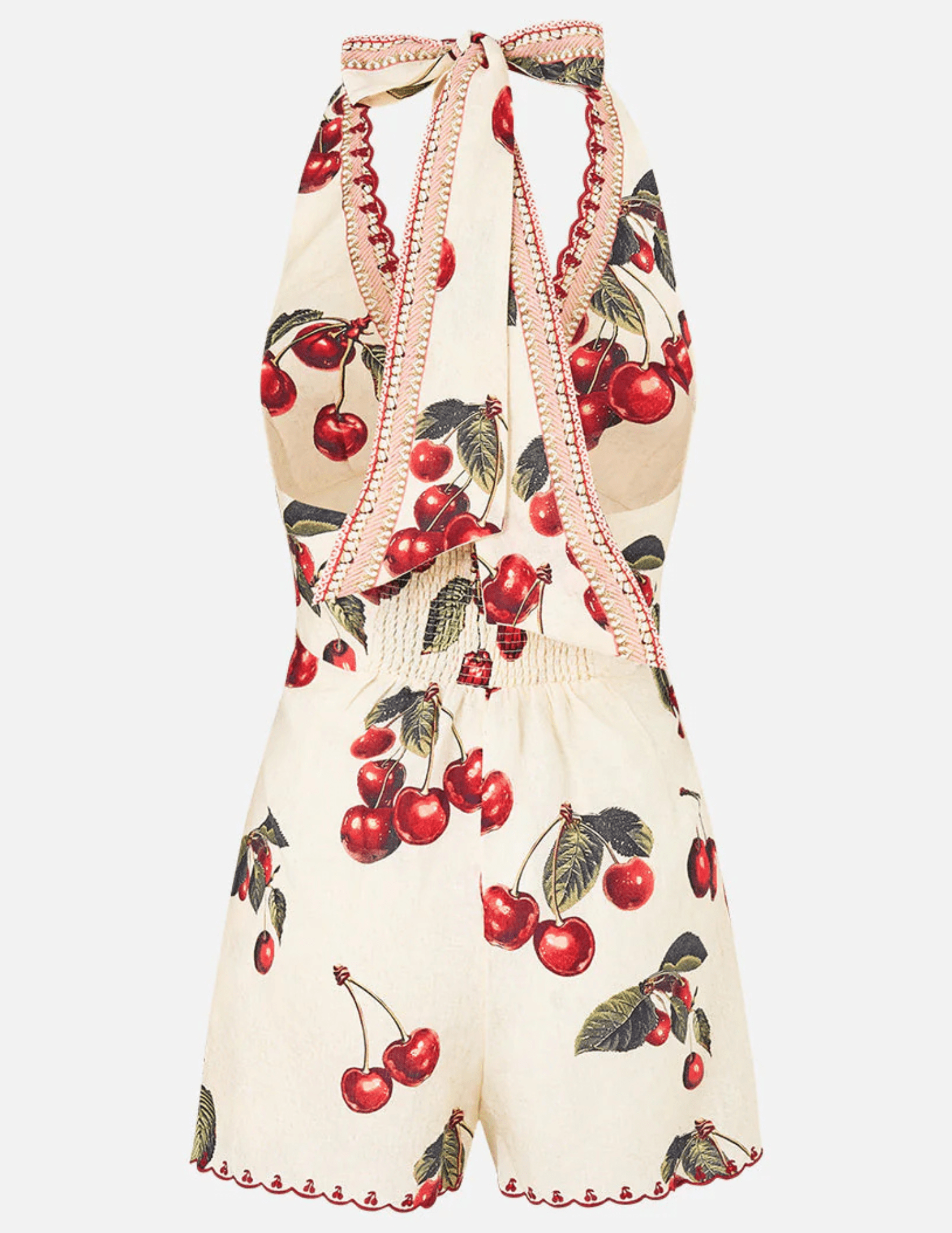 Camilla - PRE-ORDER-Camilla Button Front Halter Playsuit - Buy Online