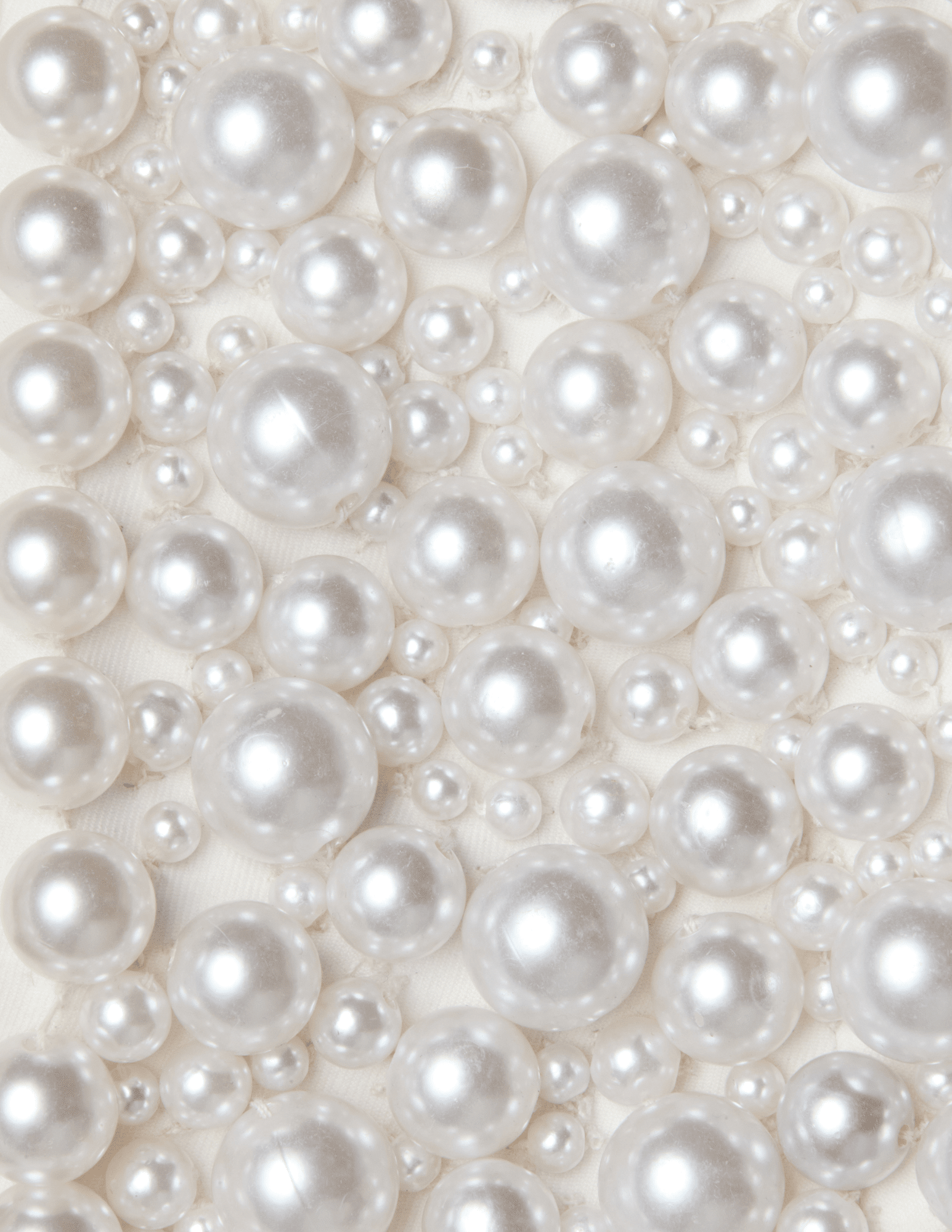 L'Agence - PRE-ORDER-L'AGENCE Belle Pearl Cropped Oversized Jacket in Ivory - Buy Online