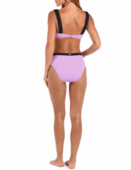 PRE-ORDER-L'Agence Alexandria Color-Block Balconette Bikini Top