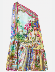 Camilla Tie One Shoulder Mini Dress