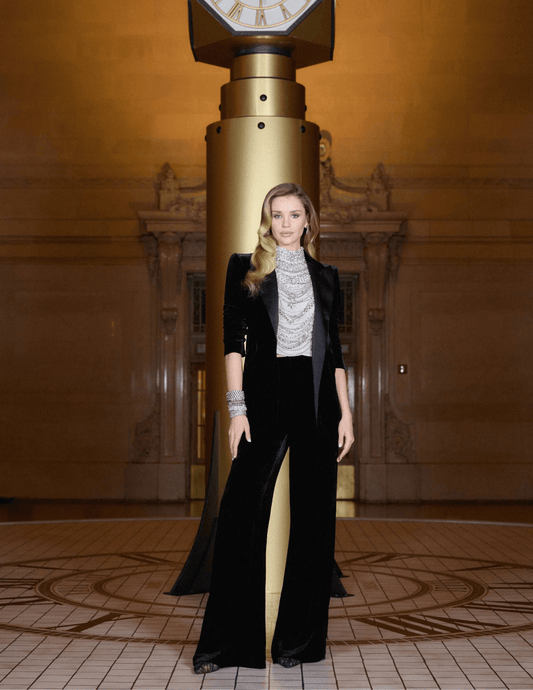 L'Agence - L'AGENCE Yun Draped Crystal Tank - Buy Online