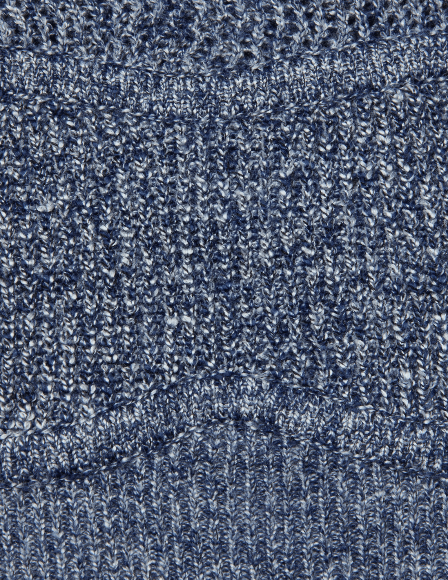 L'Agence - PRE-ORDER-L'AGENCE Maddison Fringe Turtleneck Sweater in Denim Blue - Buy Online
