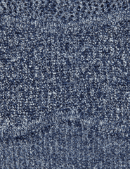 L'Agence - PRE-ORDER-L'AGENCE Maddison Fringe Turtleneck Sweater in Denim Blue - Buy Online