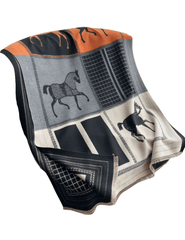 Austin Blaze Equestrian Cashmere Scarf