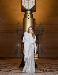 L'AGENCE Zeta Sequin Maxi Skirt