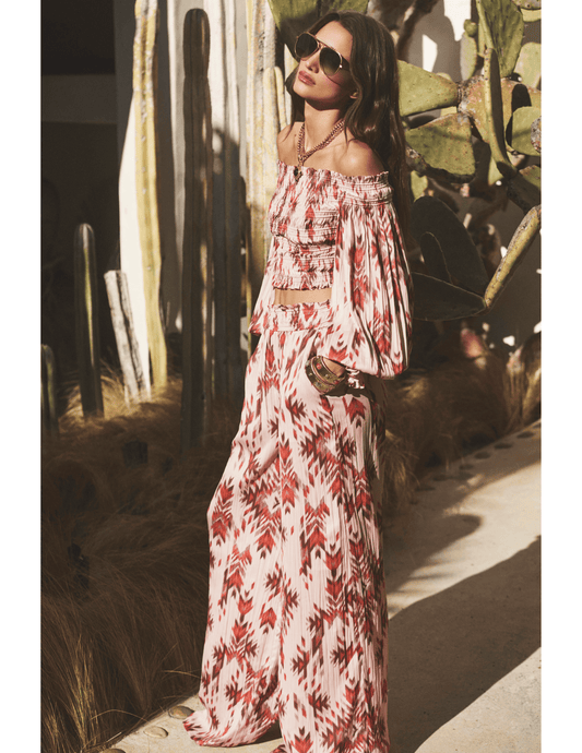 L'AGENCE Lyra Satin Wide-Leg Pant