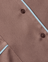 L'Agence - PRE-ORDER-L'AGENCE Mara Satin Blouse in Mocha Tan - Buy Online