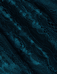 L'AGENCE Reece Lace Sleeveless Blouse in Deep Teal