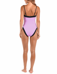 PRE-ORDER- L'Agence Tory Square Neck One Piece Swimsuit