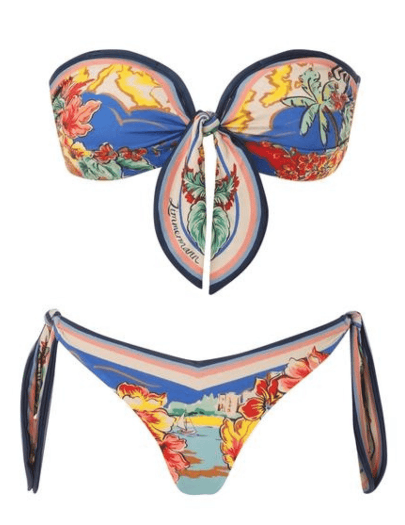 Zimmermann Alight Scarf Tie Bikini Set