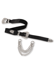 Austin Blaze - Austin Blaze Double Buckle Chain Stretch Belt - Buy Online