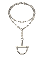 Austin Blaze Fable Horsebit Necklace in Silver