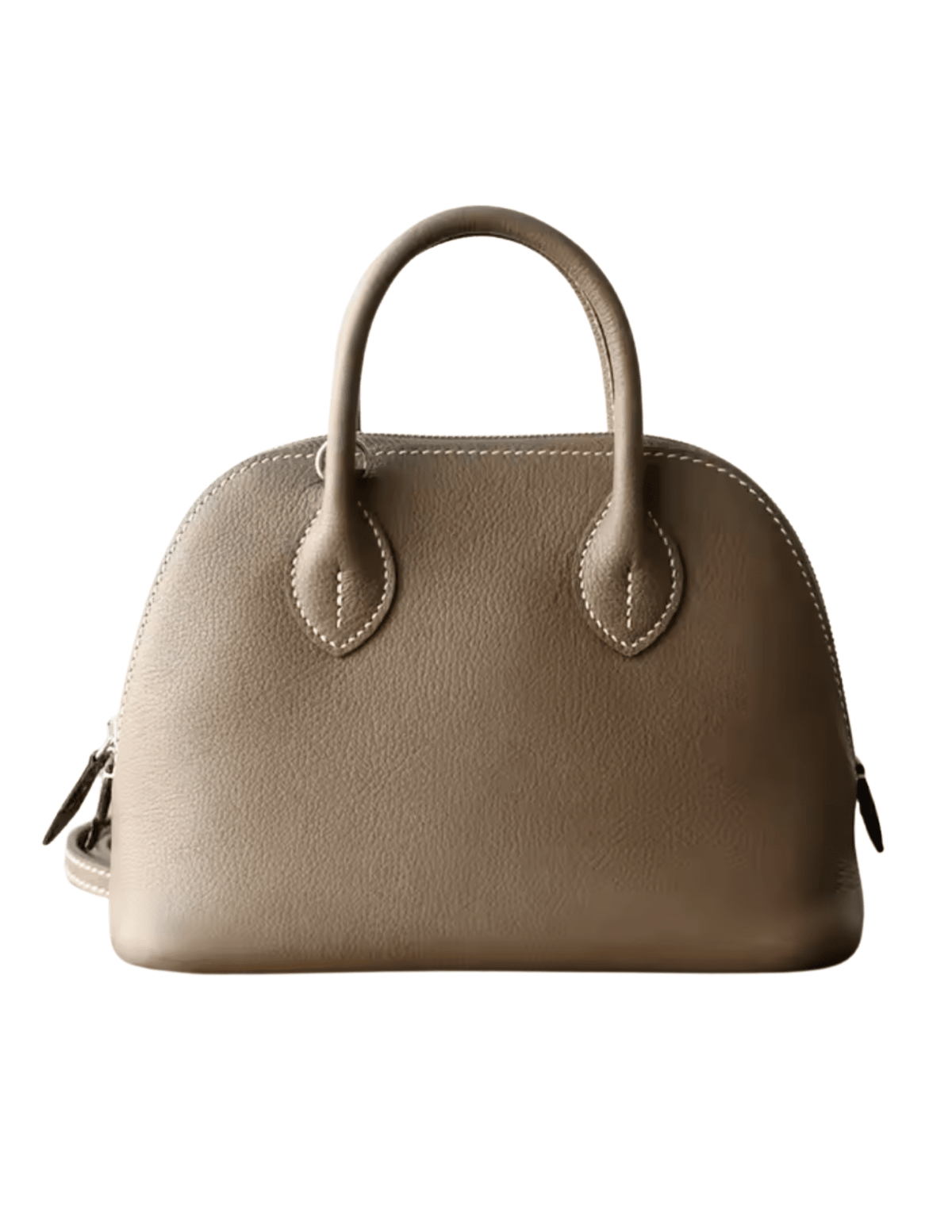 Austin Blaze Florence Leather Top Handle Bag in Taupe