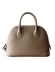 Austin Blaze Florence Leather Top Handle Bag in Taupe