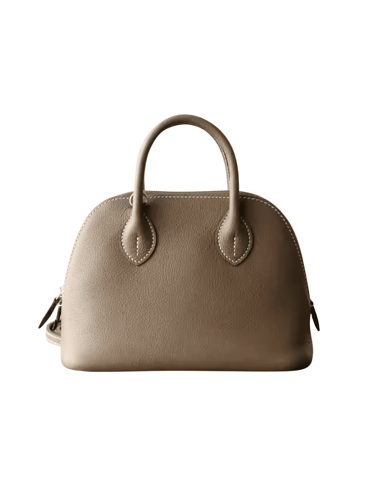Austin Blaze Florence Mini Leather Top Handle Bag in Taupe