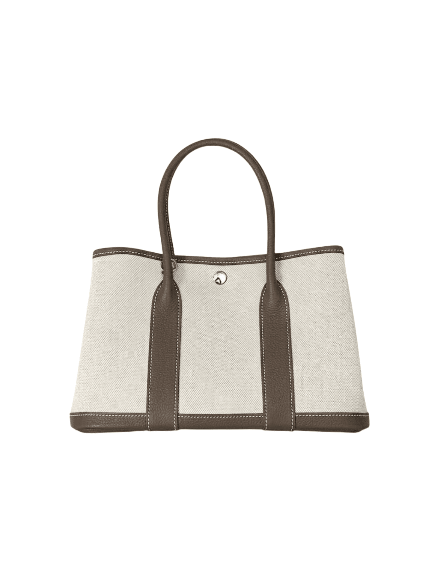 Austin Blaze Magnolia 25 Canvas Leather Tote in Dark Grey