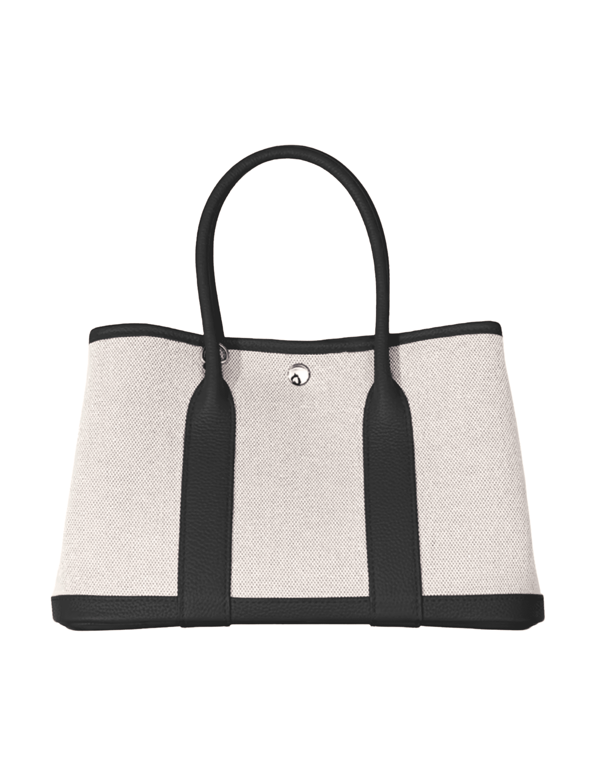 Austin Blaze Magnolia 31 Canvas Leather Tote in Black