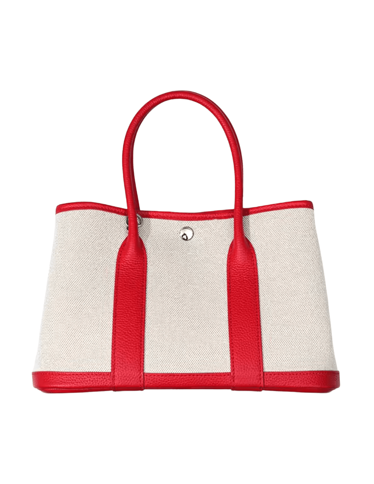 Austin Blaze Magnolia 31 Canvas Leather Tote in Cherry Red