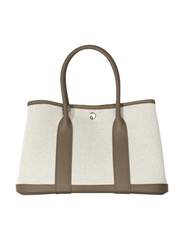 Austin Blaze Magnolia 31 Canvas Leather Tote in Taupe